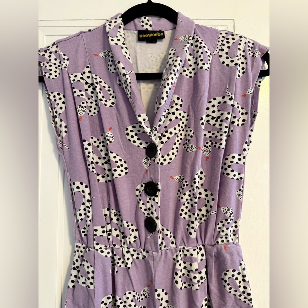 Nooworks Lavender Floral Jumpsuit